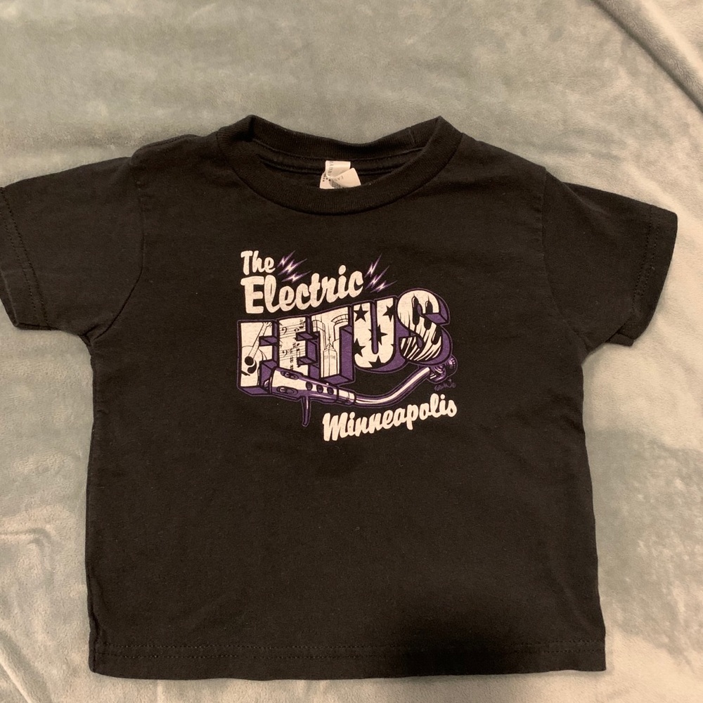 Electric Fetus toddler tee shirt, black, 3